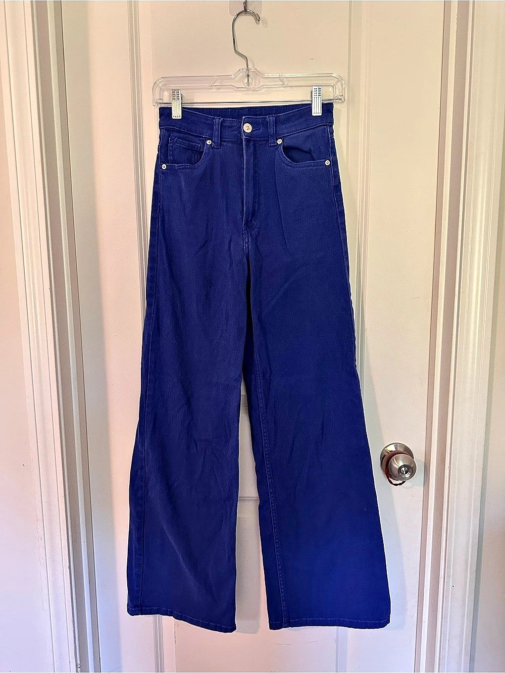 H&M  Wide Leg Jeans in Blue Size 2 Like New